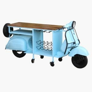 Wow Range Urban Blue Scooter Bar 66x167x110cm