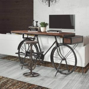 Wow-030-wow Retro Upcycled Bicycle Table - Packmans Furniture