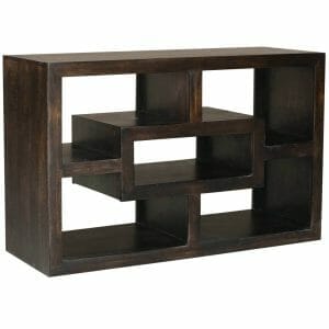 Yoga Straight Mango Media Unit Walnut Brown Wood-yoga005 - Packmans Furniture