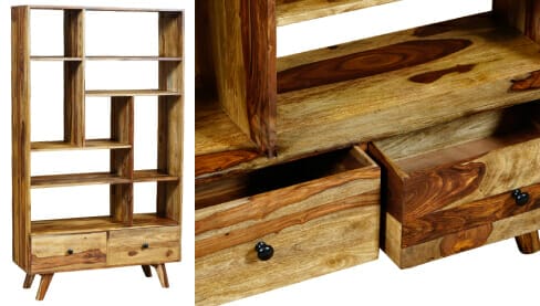 Oaker 2 Drawer Bookcase